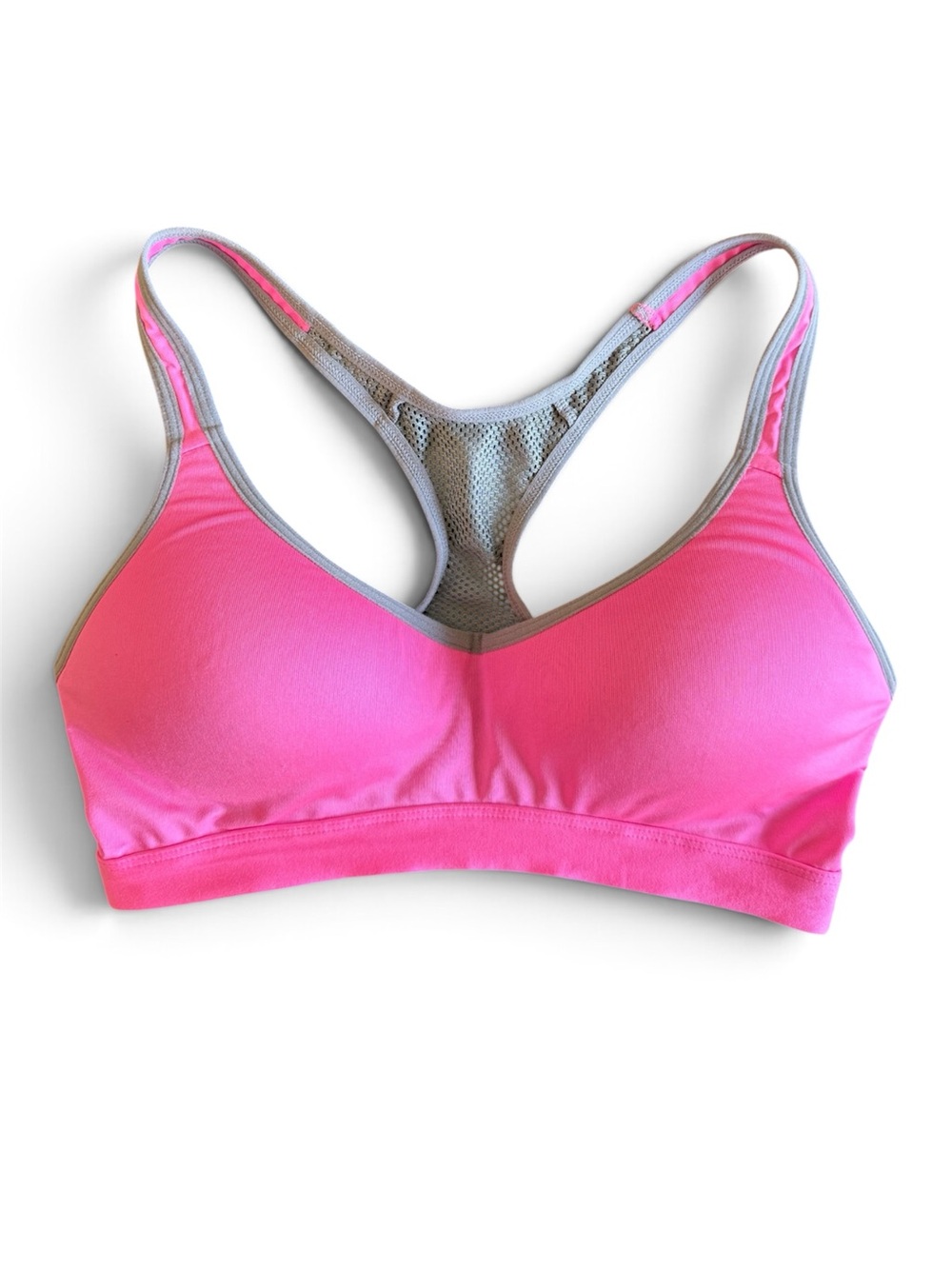 Fruit Of The Loom 32 Pink & Gray Sports Bra